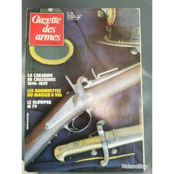 Revue la gazette des armes n 138 . Les bayonnettes du g98k Le blower m79
