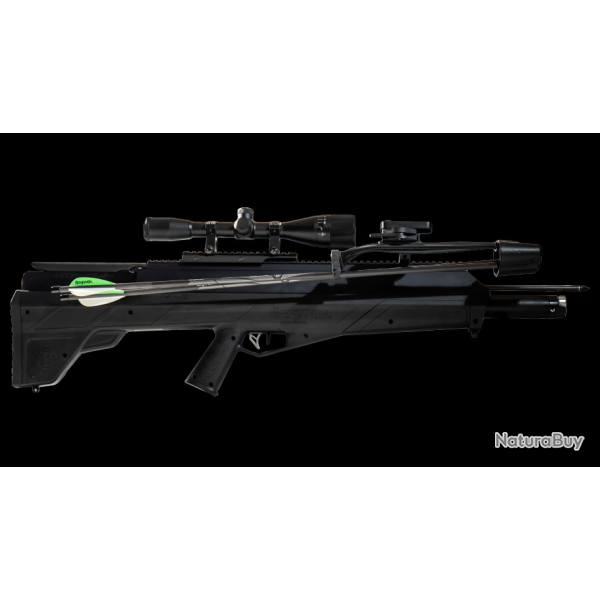 ARBALETE ROSMAN BENJAMIN AIRBOW PIONEER AVEC LUNETTE PCP - NOIRE