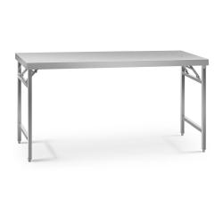 Table de travail pliante 60 x 180 cm capacit&eacute; de 230 kg inox 14_0003709
