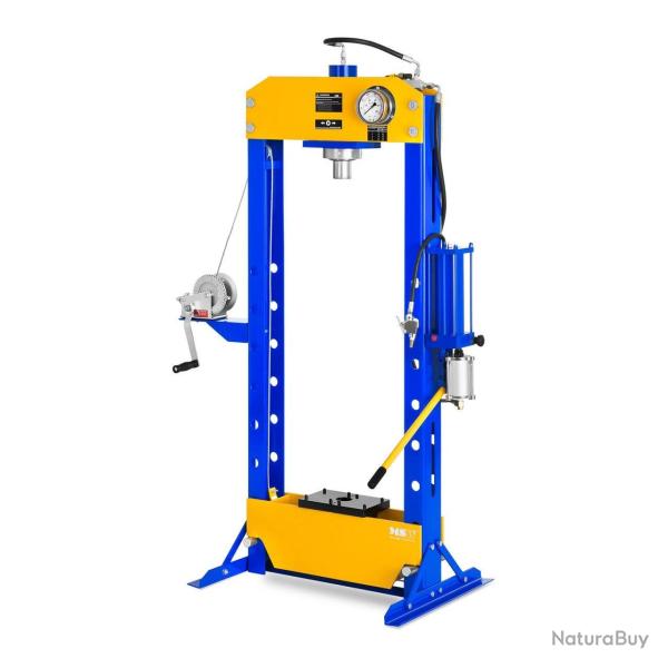 Presse d'atelier hydropneumatique rglable en hauteur sur 7 positions 50 tonnes de pression 14_0003