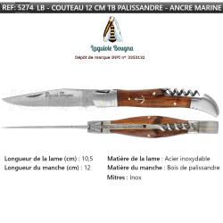 Couteau Pliant n&deg; 5274 TB ANCRE MARINE Laguiole BOUGNA