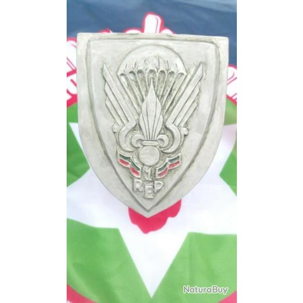 Blason artisanal du Premier R�giment Etranger Parachutiste de la L�gion -1� REP