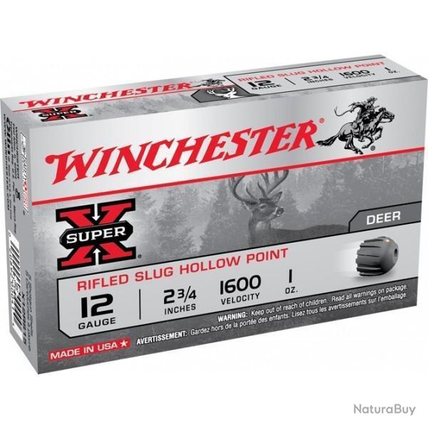 Munitions WINCHESTER SUPER X slug Cal.12/70 28g PAR 50