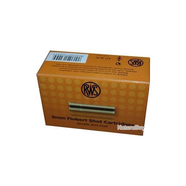 Munitions Cartouches 9mm Flobert double charge RWS N�8 PAR 100
