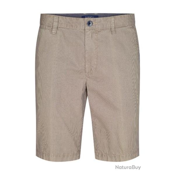 SHORT SUNWILL COTON GRIS T44