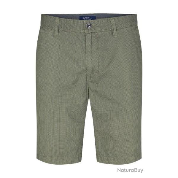 SHORT SUNWILL COTON KAKI T44