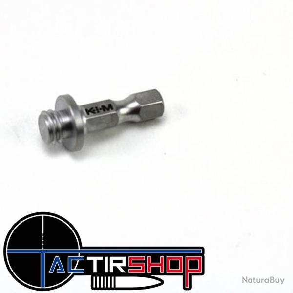 Adaptateur d'entrainement hexagonal 1/4" 5/16-18 pour al�soir conique K&M