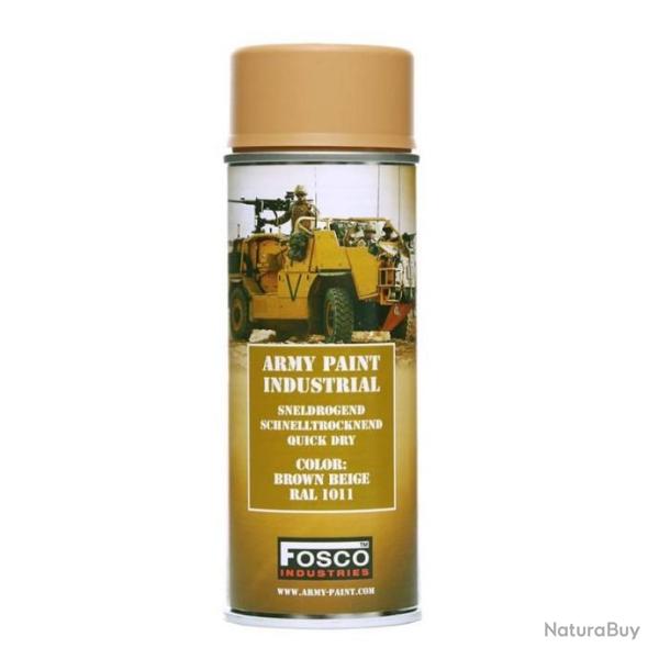 Bombes FOSCO de peintures militaires qualit� pro de 400 ml BROWN BEIGE