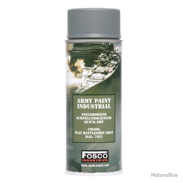 Bombes FOSCO de peintures militaires qualit� pro de 400 ml FLAT BATLESHIP GREY