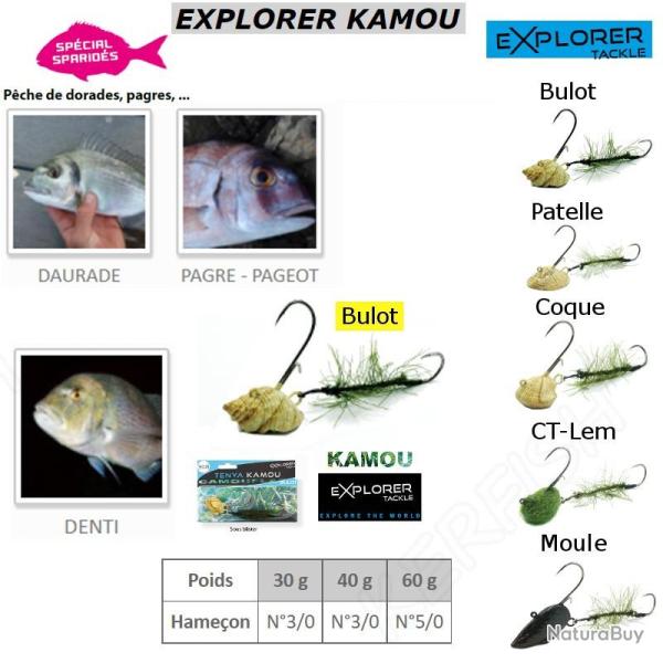 TENYA KAMOU EXPLORER TACKLE 30 g Bulot
