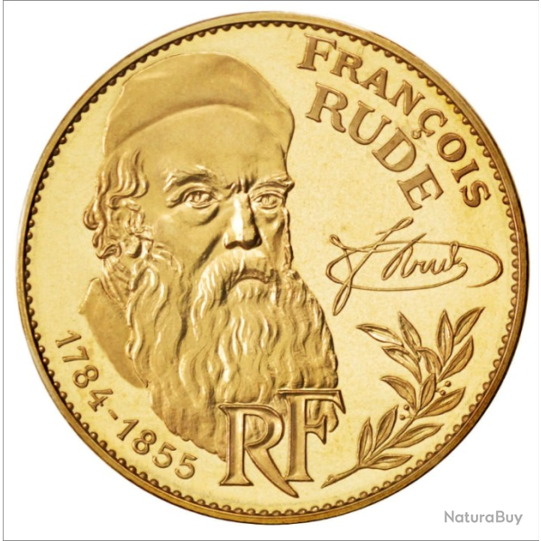 Collection Monnaie 10 FRANCS Fran�ois RUDE 1984 Portrait de Fran�ois Rude sexag�naire sculpteur