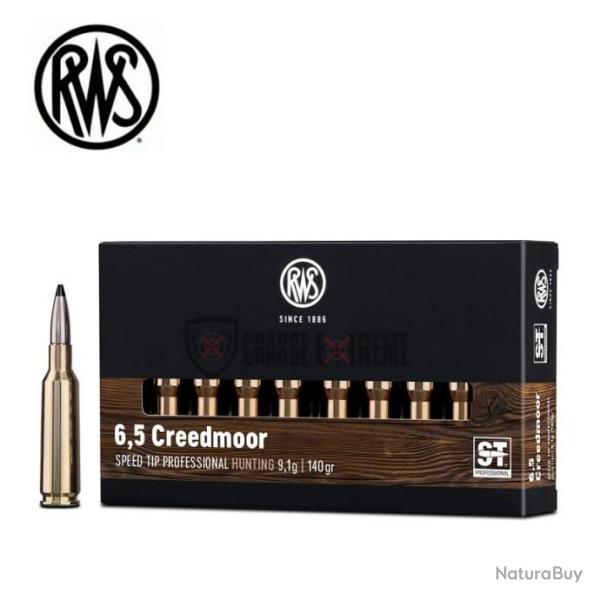 20 Munitions RWS Cal 6,5 Creedmoor 140gr Speed Tip Pro