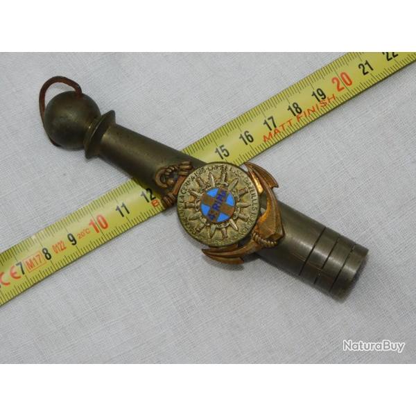 JOLIE ANCIENNE QUILLE LIBERATION SERVICE MILITAIRE 4� RIMa REGIMENT INFANTERIE DE MARINE