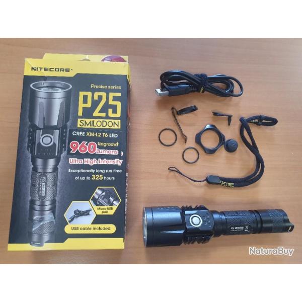 Lampe torche NITECORE P25 - 960 Lumens