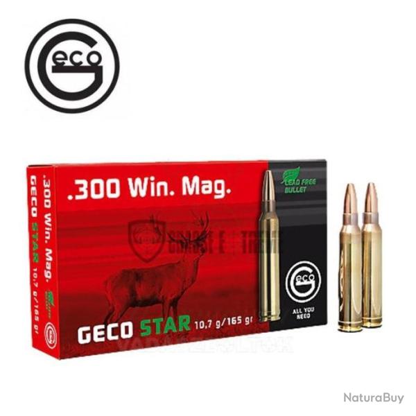 20 Munitions GECO Cal 300 Win Mag 165gr Star