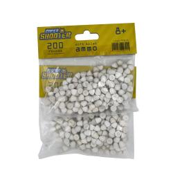 Lot de 400 munitions en papier m&acirc;ch&eacute; pour Spitball Blasterz