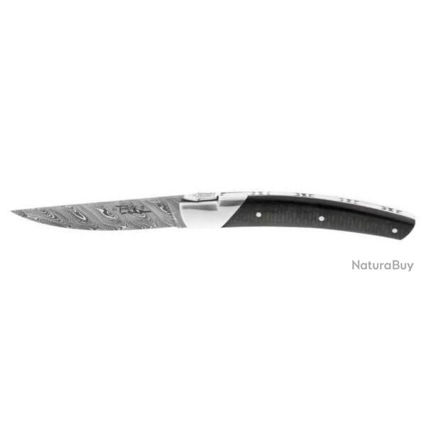 5837 - Couteau Le Thiers� Goyon-Chazeau Pirou manche fibre de carbone