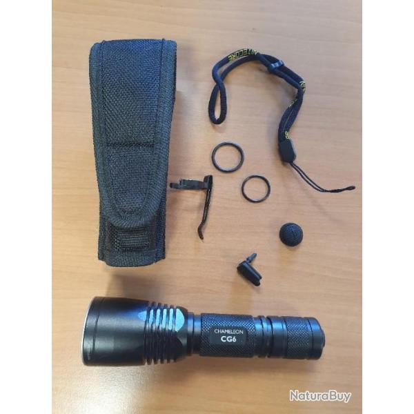 Lampe torche NITECORE Chameleon LED Verte - CG6 - 440 Lumens
