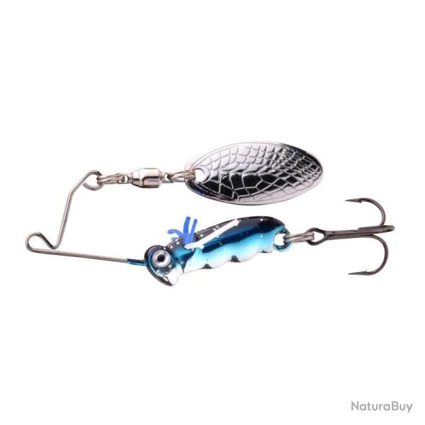 Spro Larva Micro Spinnerbait 4cm 7gr Chrome Blue