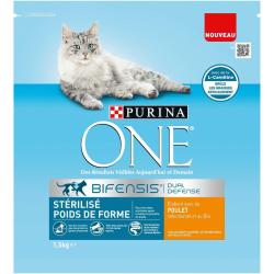 ONE CHAT STERILISED POULET ET BLE 7.5KGS