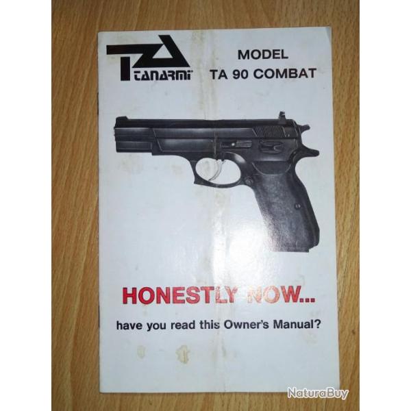 notice origine TANARMI TA 90 TA90 - VENDU PAR JEPERCUTE (a3874)