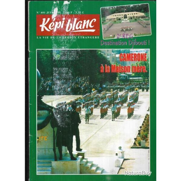 k�pi blanc 601 juin 1999, cameron 99, missions ext�rieures, isidore du rmle , m�daille outre-mer