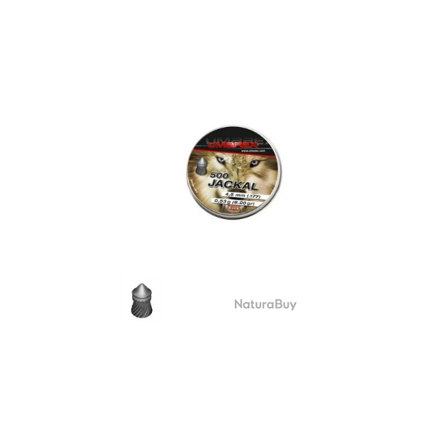 Plombs UMAREX cal.4.5 pointu jackal par 500