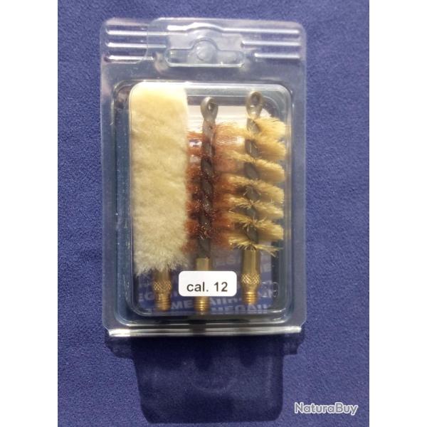 Lot de 3 �couvillons pour fusil de cal. 12 - filetage Parker-Hale