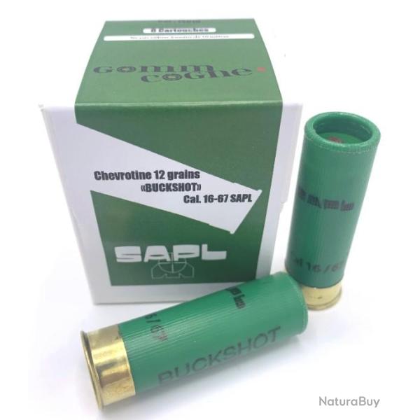 6 Cartouches Gomm-Cogne chevrotine 16/67