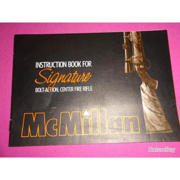 notice origine carabine MAC MILLAND - VENDU PAR JEPERCUTE (a3903)