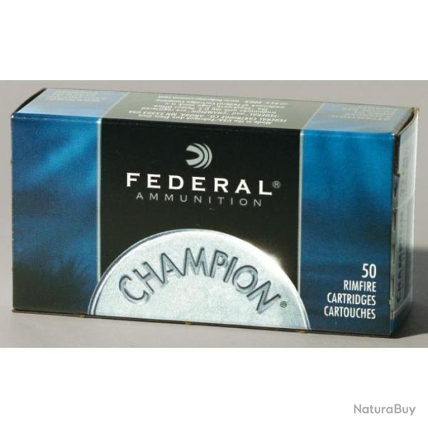 50 Cartouches Federal Champion 22LR 40 grains