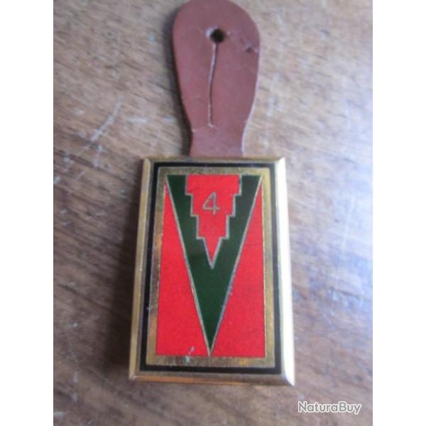 INSIGNE DE LA 4me DIVISION D'INFANTERIE / ARTHUS BERTRAND