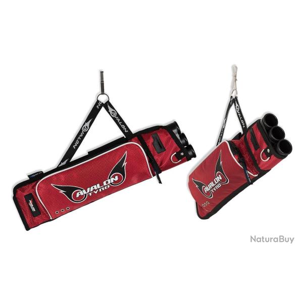 Carquois Avalon de ceinture Tyro Gaucher (LH) Rouge