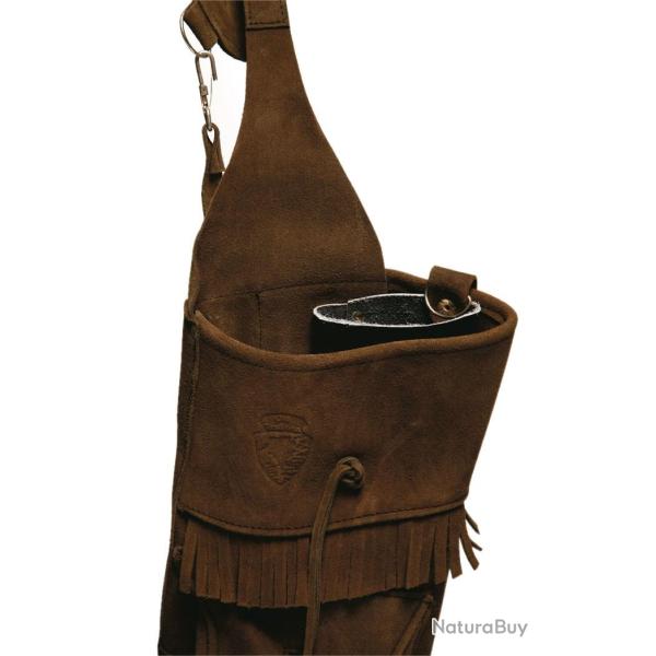 Old Tradition - Carquois de dos en nubuck 18 fl�ches