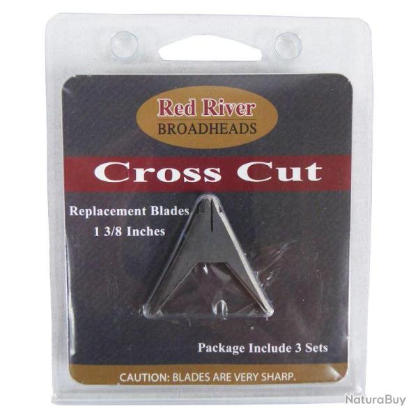 Red River - Lame de rechange Cross Cut 100G (pack de 6)