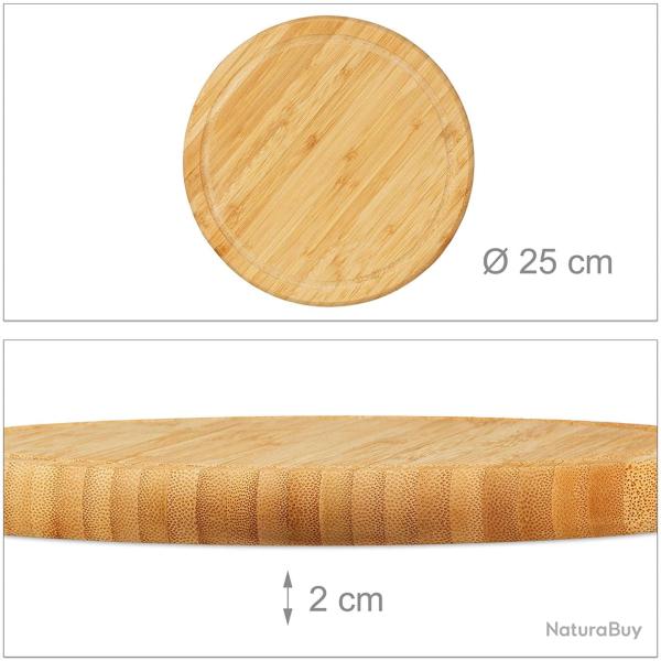 Lot de 4 planches petit-d�jeuner bambou set 25 cm 13_0002069/2