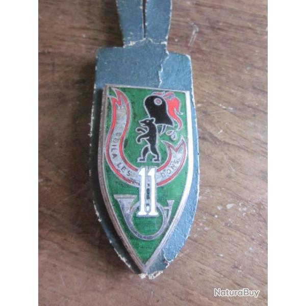 INSIGNE DU 11e GROUPE D'ESCADRONS DE CHARS MOYENS "VOILA LES BONS"