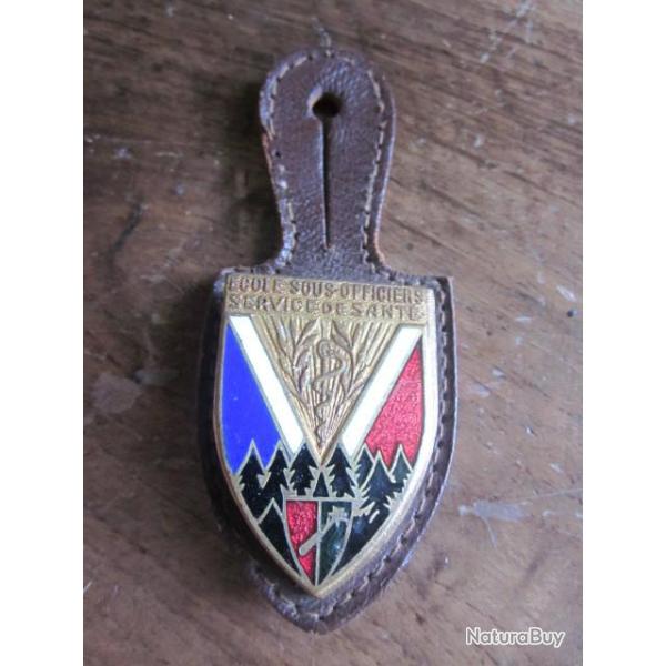 insigne - Ecole des sous officiers service de sant� - Drago G1576 + cuir