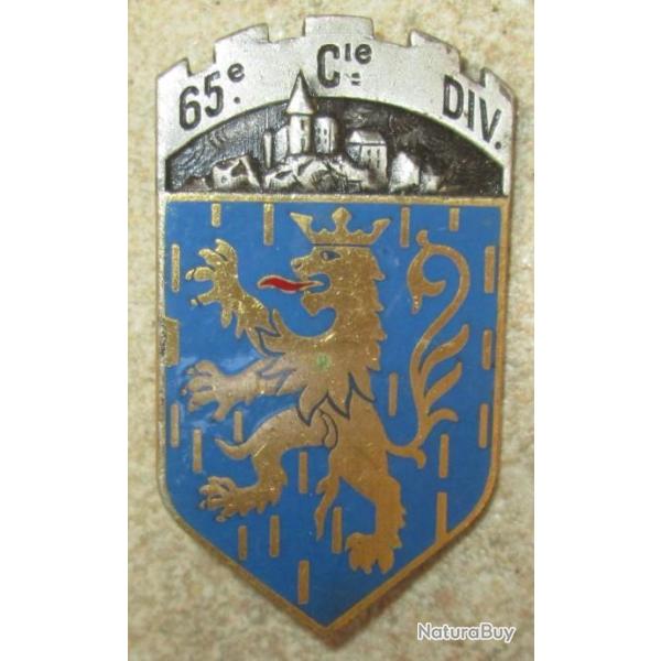 65 Compagnie Divisionnaire, mail, dos guilloch