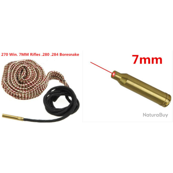 ETUI LASER DE R�GLAGE 7 MN REM RIFLES + CORDON DE NETTOYAGE (2)