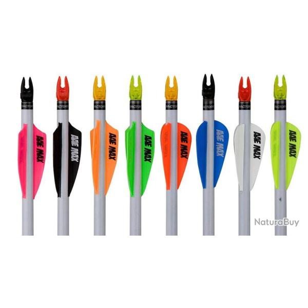 AAE - Plumes Plastifletch Max 2" Shield NOIR