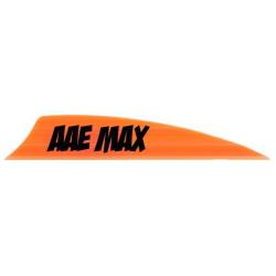 AAE - Plumes Max 2" Shield ORANGE N&Eacute;ON