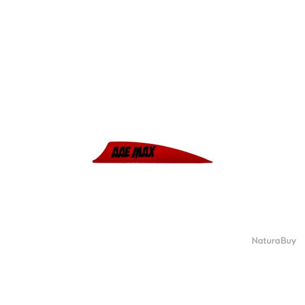 AAE - Plumes Max 2" Shield ROUGE