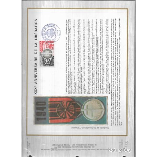 documents philat�liques th�me militaire , lib�ration, wwII, r�sistance tampon 1er jour , 1939-1945