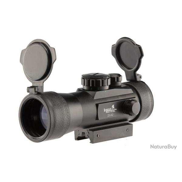 POINT ROUGE ET VERT 2X42