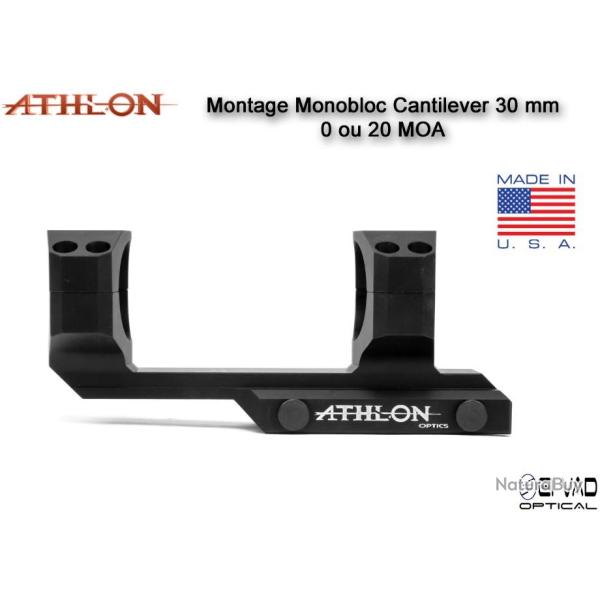 Montage Monobloc ATHLON Optics Cantilever 30 mm - 20 MOA