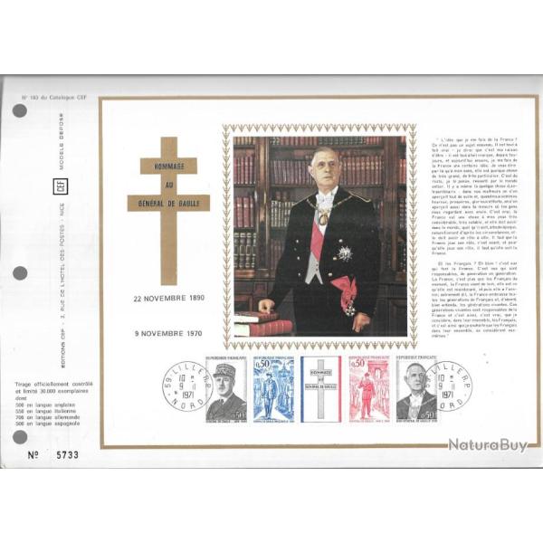 documents philat�liques th�me militaire ,g�n�ral de gaulle, d�mineurs,  tampon 1er jour , 1939-1945