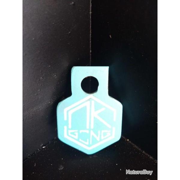 vente flash ! gong hexa de 5 cm du 22lr au 44 mag . cible m�tallique  marque MK gong