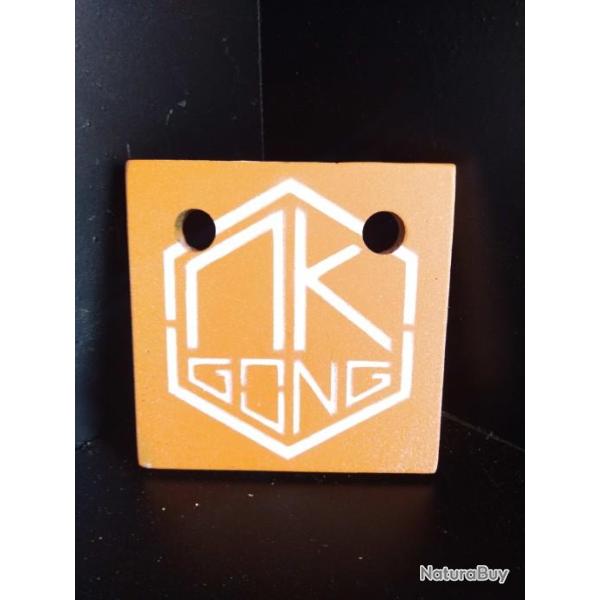 vente flash ! gong carr� de 10 cm du 44 mag a la 12.7 . cible m�tallique  marque MK gong