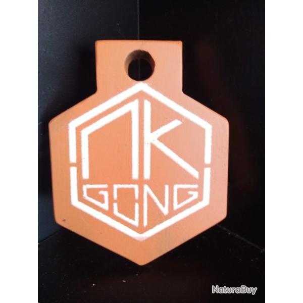 vente flash ! gong hexa de 10 cm du 44 mag a la 12.7 . cible m�tallique  marque MK gong